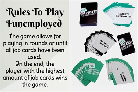 Funemployed! A Hilarious Party Game Where You Invent Jobs and Bribe Your Way To Success